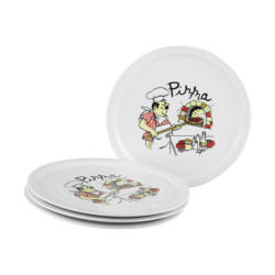 Creatable SADA TALÍŘŮ NA PIZZU, keramika, 30 cm