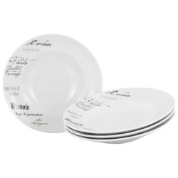 Creatable SADA TALÍŘŮ NA TĚSTOVINY, keramika, 27 cm