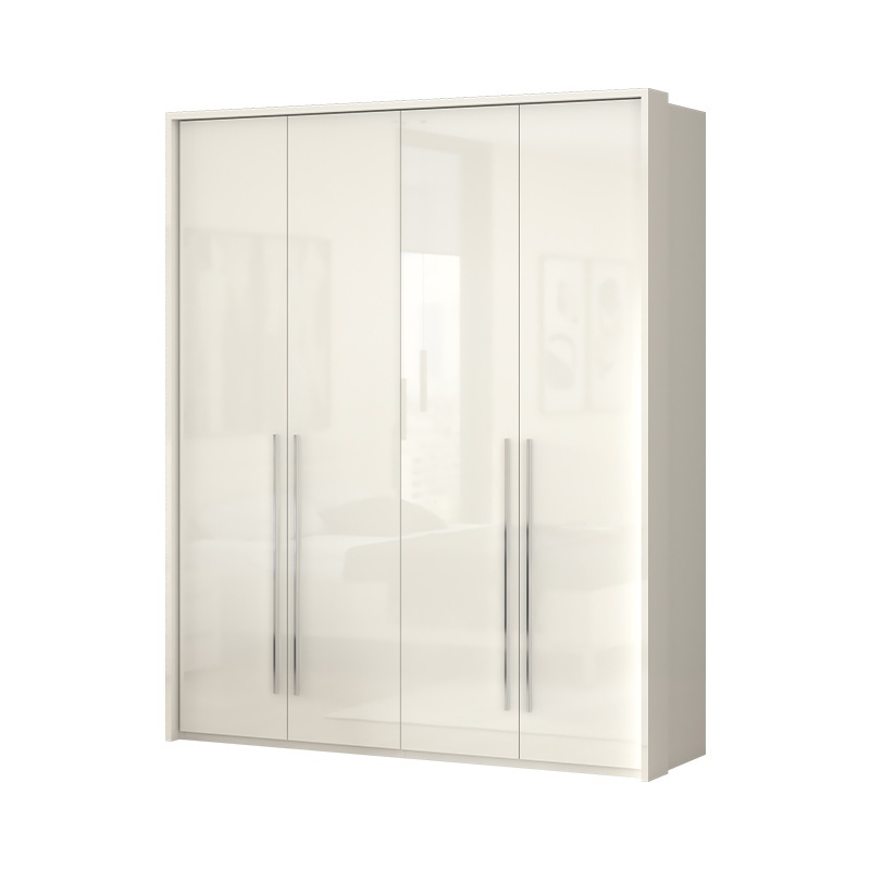 Čtyřdveřová skříň tiana-béžová - p4a/pn s rámem