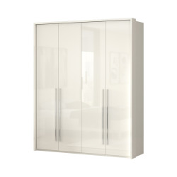 Čtyřdveřová skříň tiana-béžová - p4a/pn s rámem