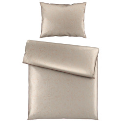 Curt Bauer POVLEČENÍ, damašek, šedavě hnědá, 140/200 cm