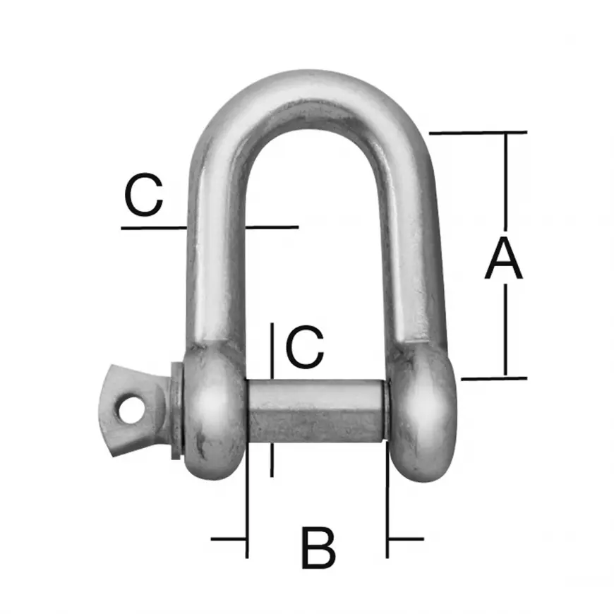 D-třmen 56 x 28 x 14 mm zn 1 ks