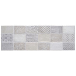 Dekor Soller gris rekt. 25/75