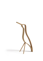 Dekorace pták Woody 18cm, dub - COOEE