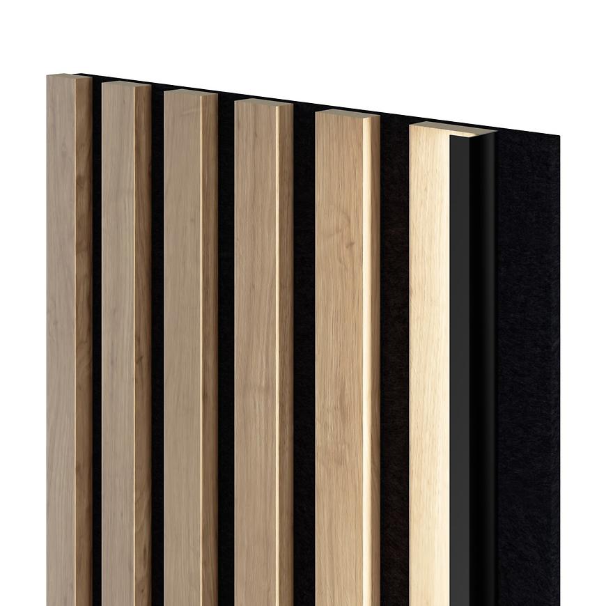 Dekorační lamela s filcem saragossa Lumi LED 30x265