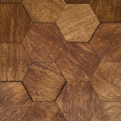 Dekorativní panel Hexagon dub tmavý