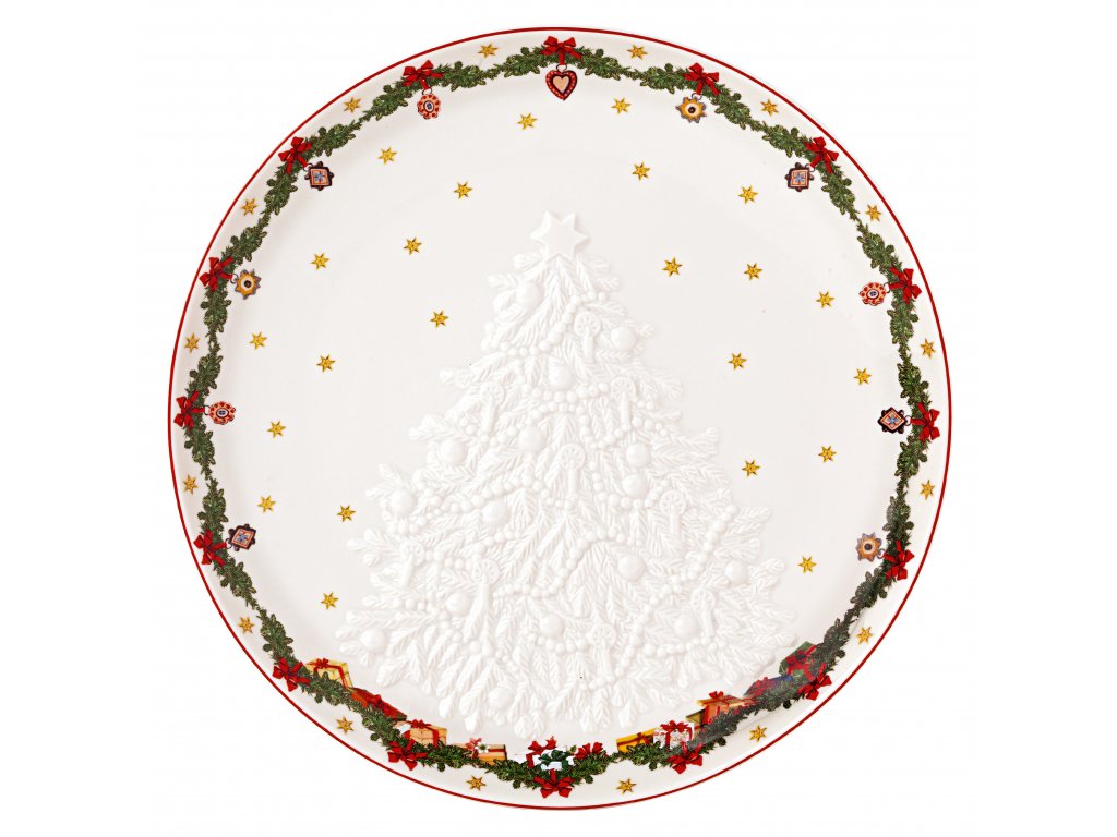 Designová mísa s motivem vánočního stromku, průměr 26 cm, kolekce Toy's Fantasy - Villeroy & Boch