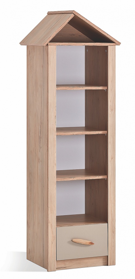 Dětská knihovna boom - dub colorado/šedá