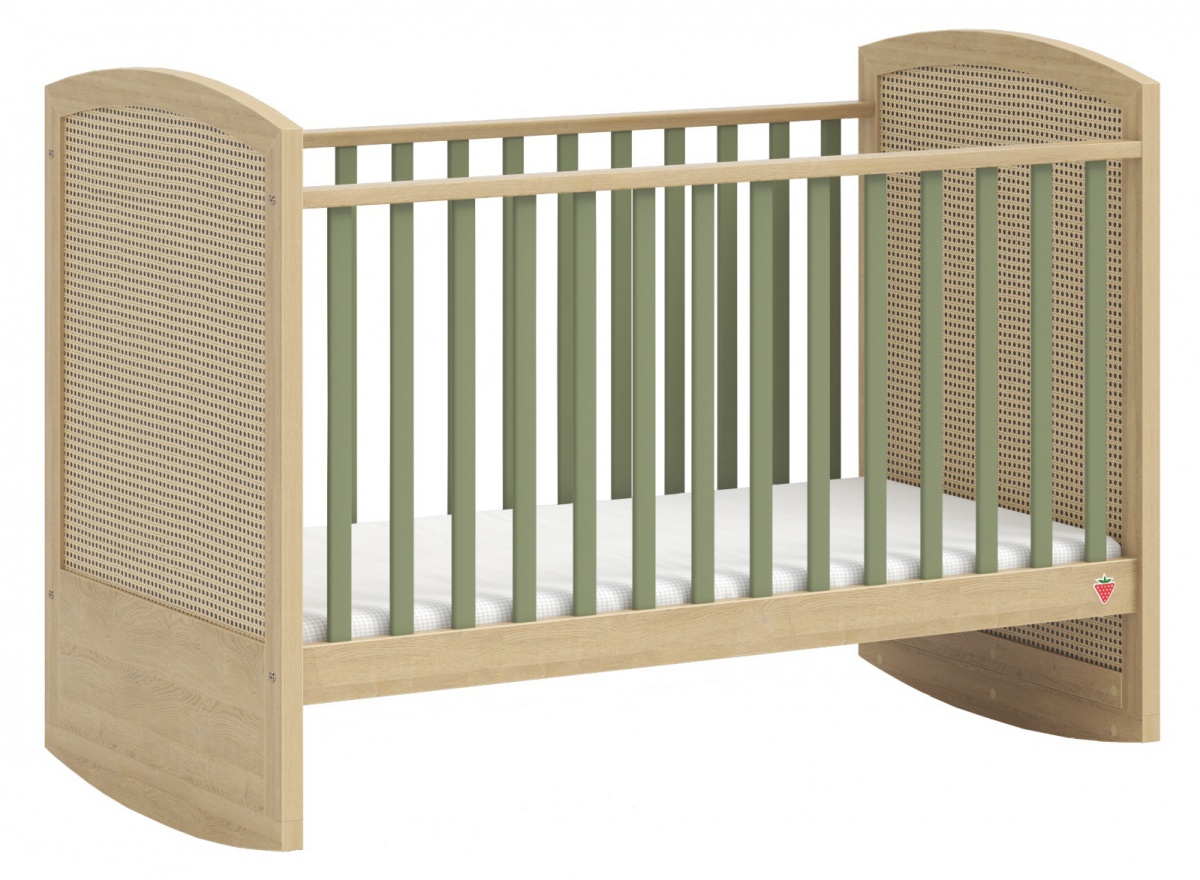 Dětská kolébka habitat - dub/zelená