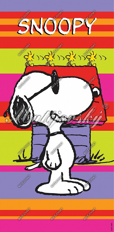 Dětská osuška snoopy promenade