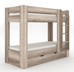 Dětská patrová postel rea pikachu pravá - dub canyon
