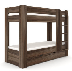 Dětská patrová postel rea pikachu pravá - ořech rockpile