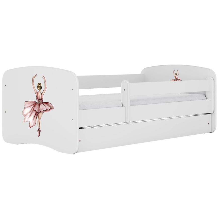 Dětská postel Babydreams+SZ+M bílá 80x160 Balerína