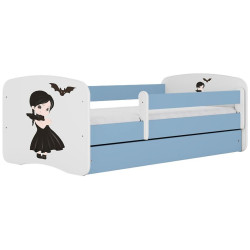Dětská postel Babydreams+SZ+M modrá 70x140 Wednesday