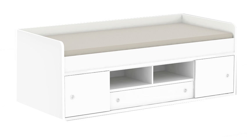 Dětská postel rea poppo 90x200cm - bílá - výběr čílek