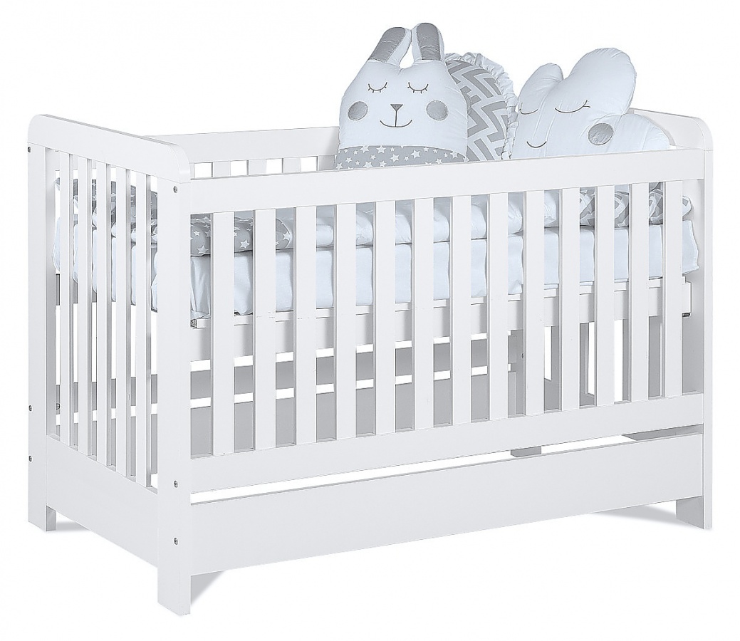 Dětská postýlka 70x130 paxton - bílá