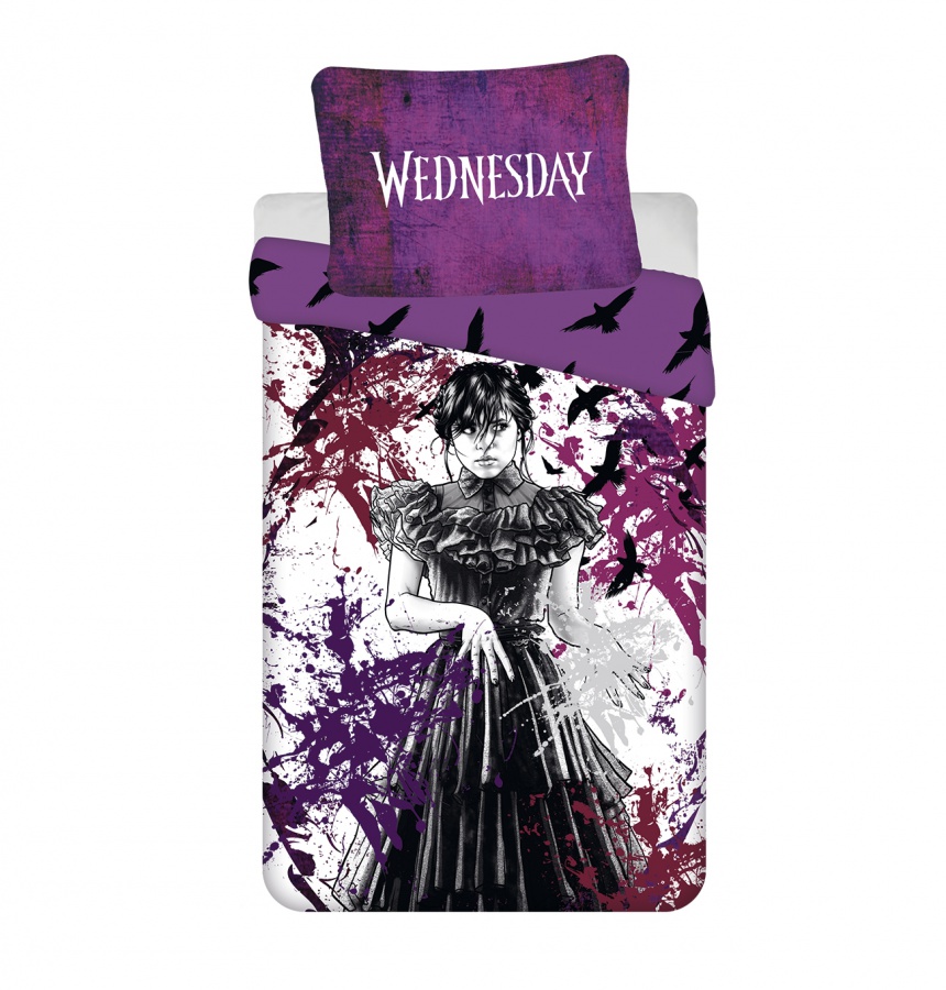 Dětské povlečení wednesday raven