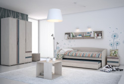 Dětský pokoj i alegria - borovice/mix barev