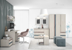 Dětský pokoj ii alegria - borovice/mix barev