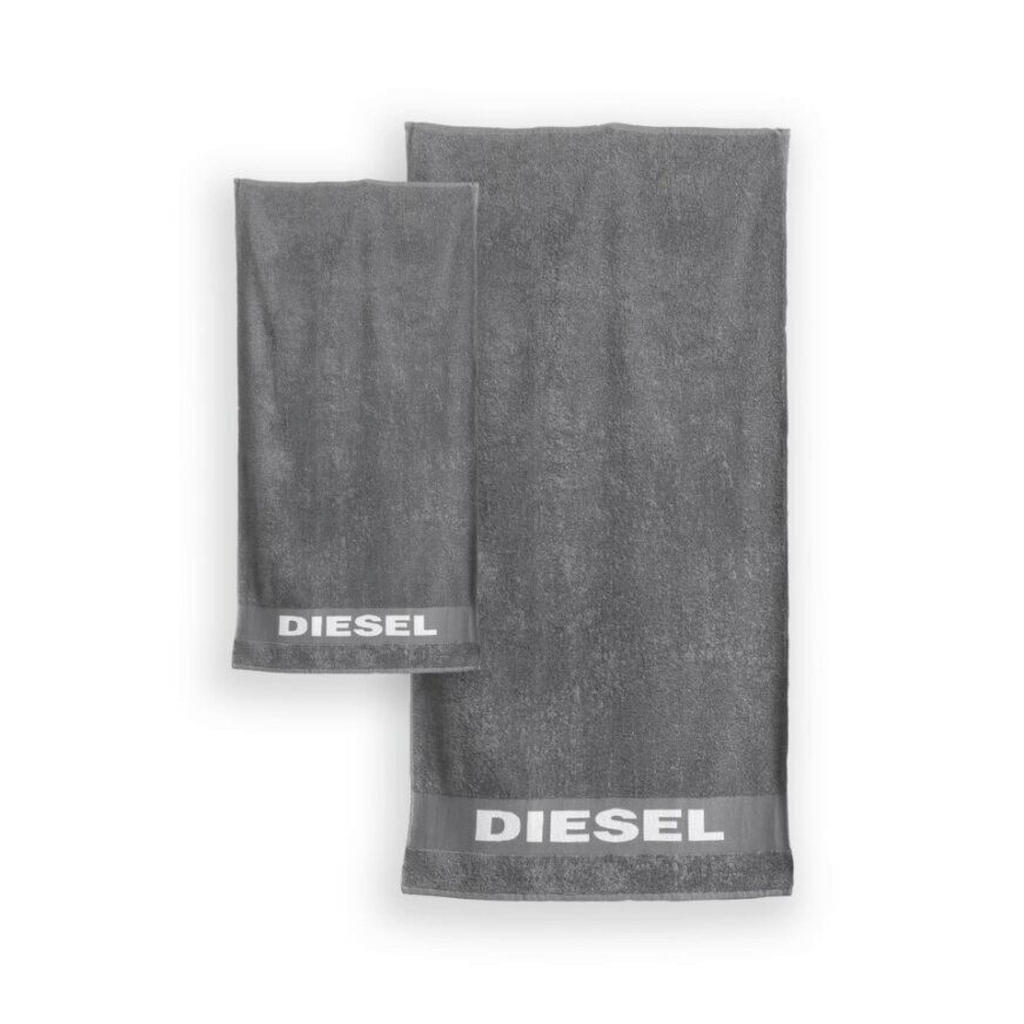 Diesel SADA RUČNÍKŮ A OSUŠEK, šedá