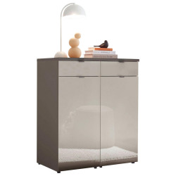 Dieter Knoll KOMODA, šedá, šedavě hnědá, 80/91,2/43 cm