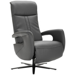 Dieter Knoll RELAXAČNÍ KŘESLO, kůže, antracitová