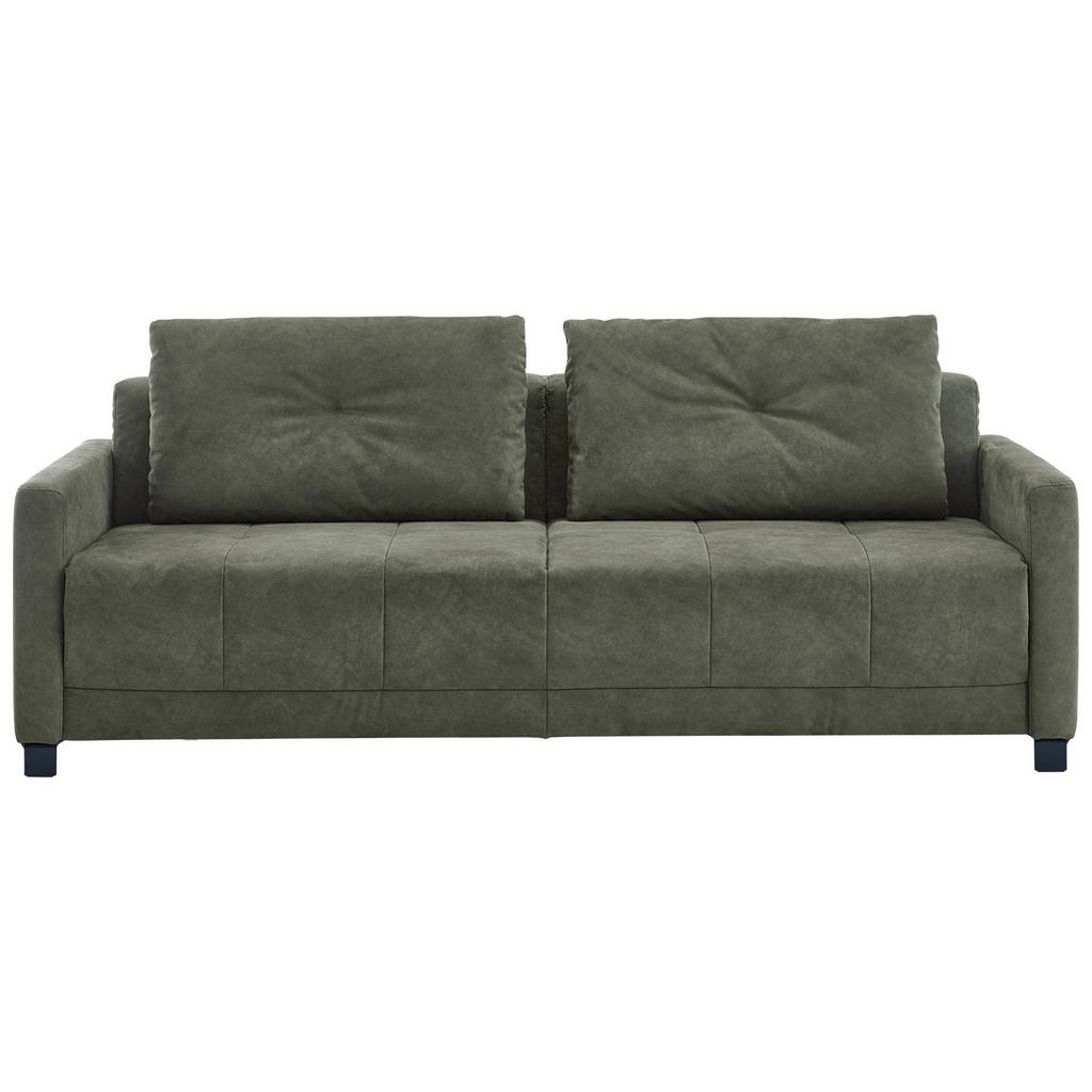 Dieter Knoll ROZKLÁDACÍ POHOVKA, textil, tmavě zelená