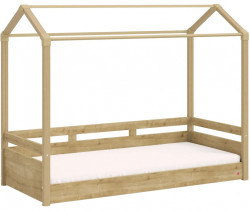 Domečková postel cody ii - dub světlý