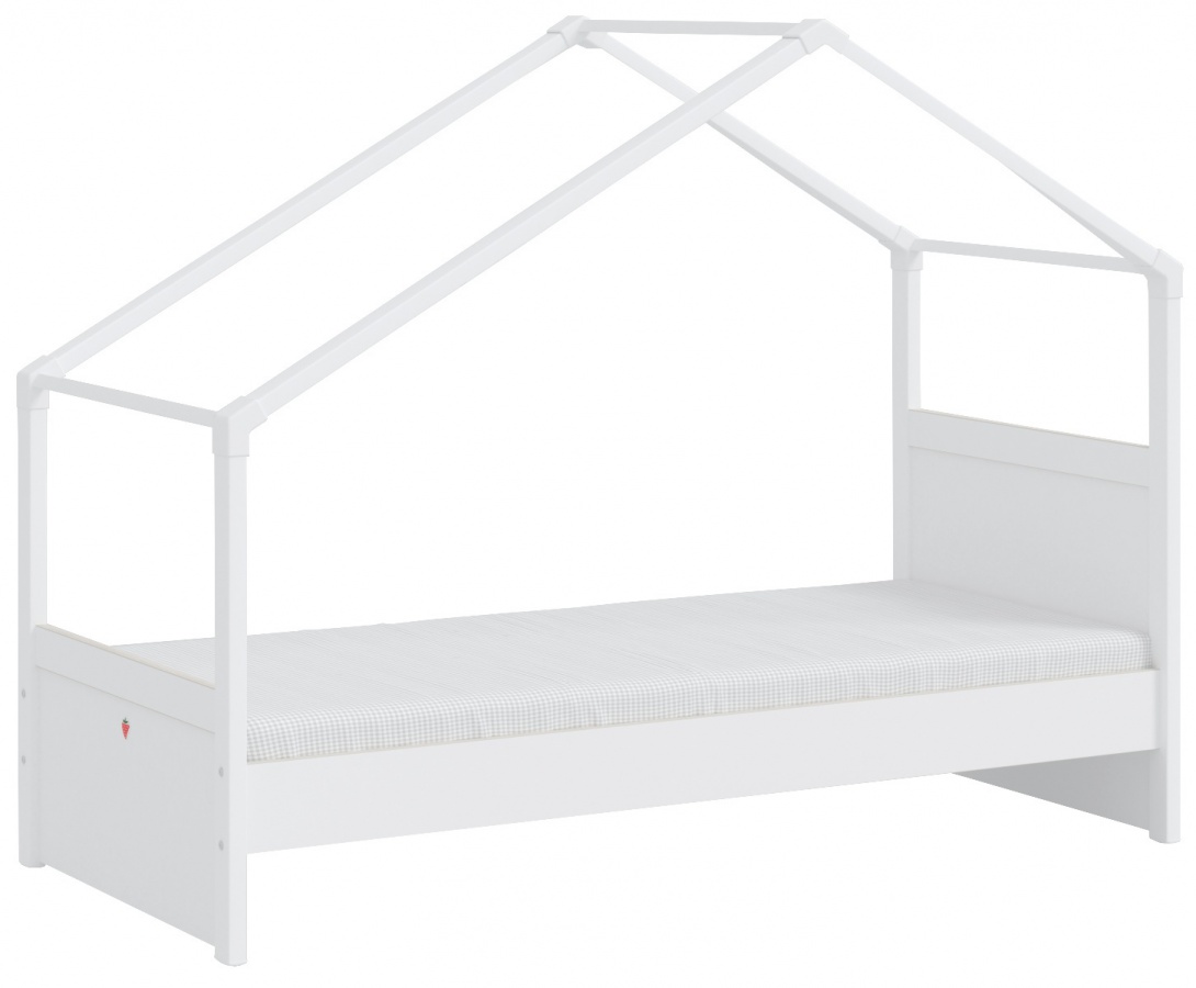 Domečková postel fairy i - bílá