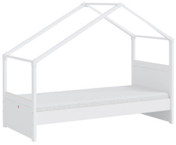 Domečková postel fairy i - bílá