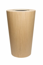 Dřevěný samozavlažovací květináč ARC, vysoký, více variant - Hobby Flower Barva: světlý dub