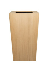 Dřevěný samozavlažovací květináč NATURA, vysoký, více variant - Hobby Flower Barva: světlý dub