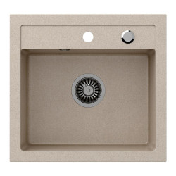 Dřez Johnny 110 Steingran béžová 50x47x18,5 + sifon