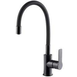 Dřezová baterie s flexibilní výpustí Rumba Black / Black