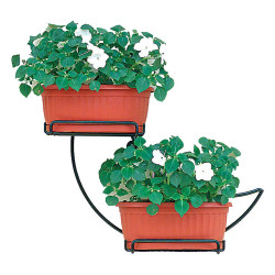 Držák na stěnu ve tvaru měsíce na 2 truhlíky, 2001