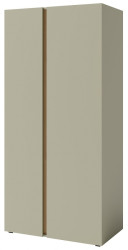 Dvoudveřová šatní skříň hailee - zelená/dub písečný