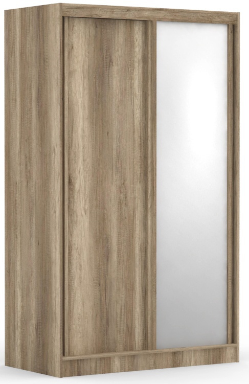 Dvoudveřová šatní skříň rea atlanta 1 - dub canyon