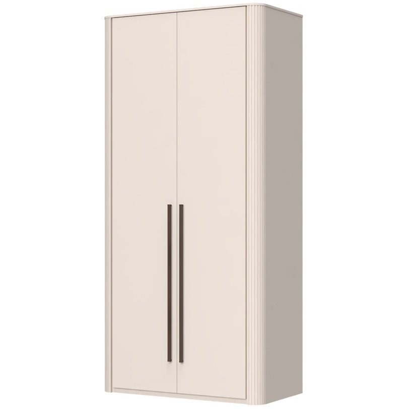 Dvoudveřová šatní skříň s osvětlením renfri - kašmír