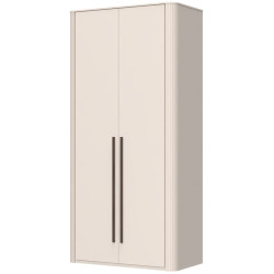 Dvoudveřová šatní skříň s osvětlením renfri - kašmír