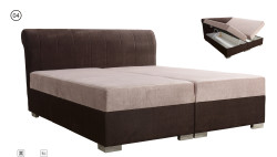 Dvoulůžko Dalas Rozměr: 180 x 200 cm, látka: Vogue 6/Vogue 2