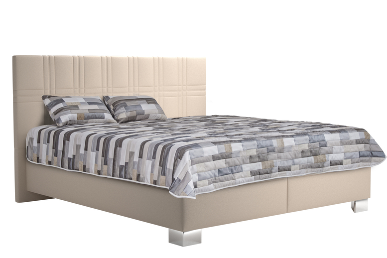 Dvoulůžko Venus Rozměr: 180 x 200 cm, Matrace: Matrace Nelly plus, látka: Trinity 4 + přehoz Iman Duo 1