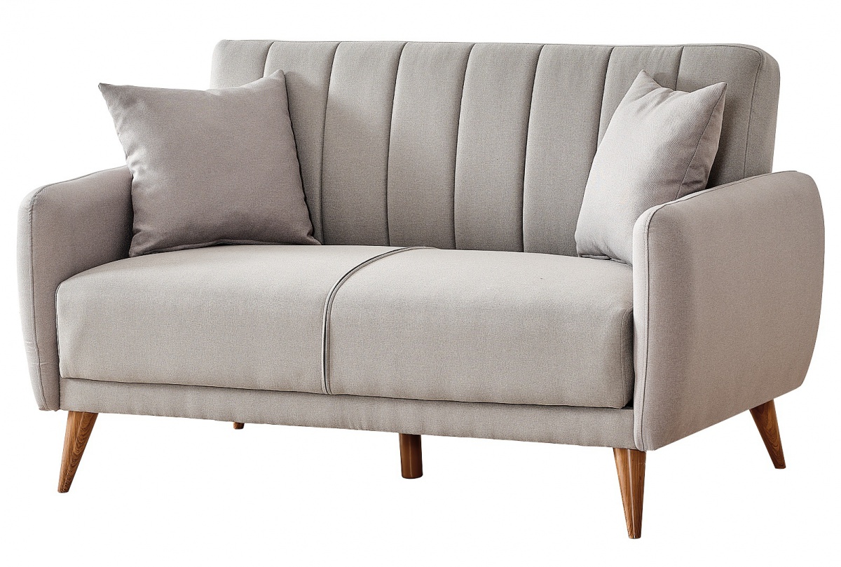 Dvoumístná rozkládací pohovka elain - šedá