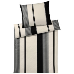 Elegante OBOUSTRANNÉ POVLEČENÍ, makosatén, černá, 140/200 cm