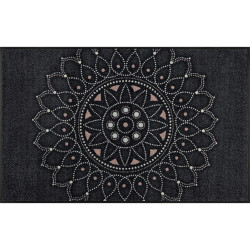 Esposa DVEŘNÍ ROHOŽKA, 75/120 cm, černá