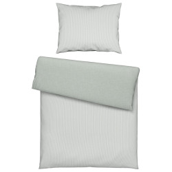 Esposa OBOUSTRANNÉ POVLEČENÍ, flanel, zelená, bílá, 140/200 cm