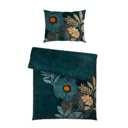 Esposa OBOUSTRANNÉ POVLEČENÍ, satén, petrolej, 140/200 cm