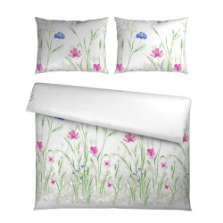 Esposa OBOUSTRANNÉ POVLEČENÍ, satén, fialová, 200/200 cm