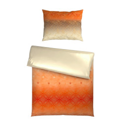 Esposa OBOUSTRANNÉ POVLEČENÍ, satén, terracotta, 140/200 cm
