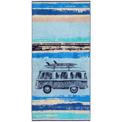 Esposa OSUŠKA NA PLÁŽ, 90/180 cm, modrá, béžová