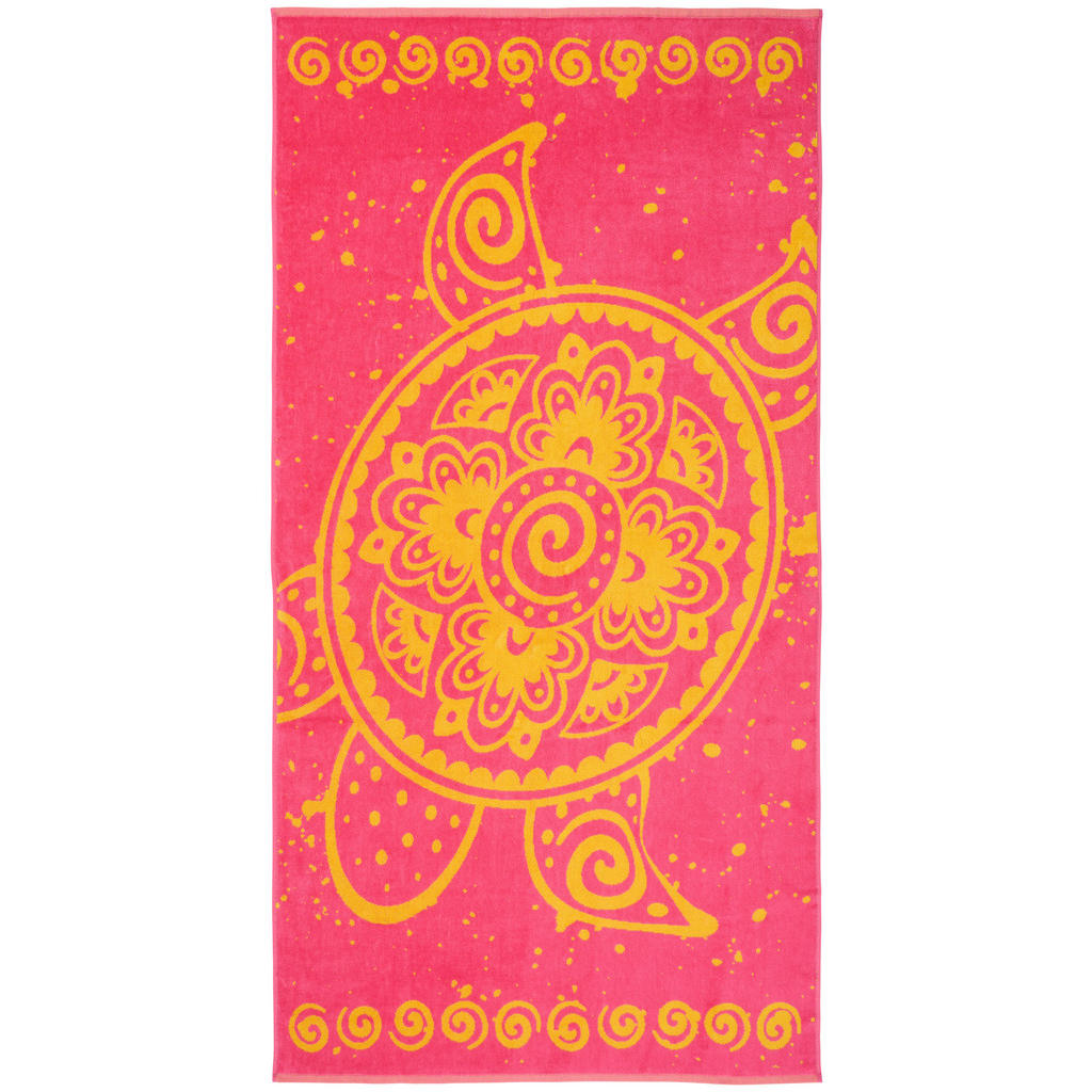 Esposa OSUŠKA NA PLÁŽ, 90/180 cm, růžová, pink